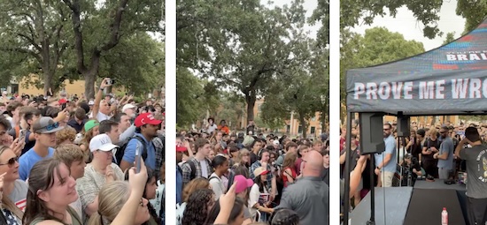 TPUSA college
students