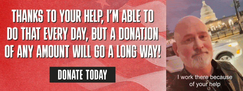 Thanks to your help,
I'm able to work for you every day, but a donation of any amount will go a
long way!