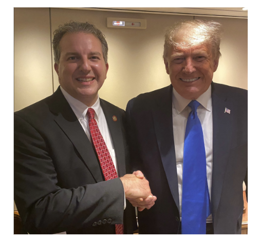 Jimmy Patronis and Donald
Trump