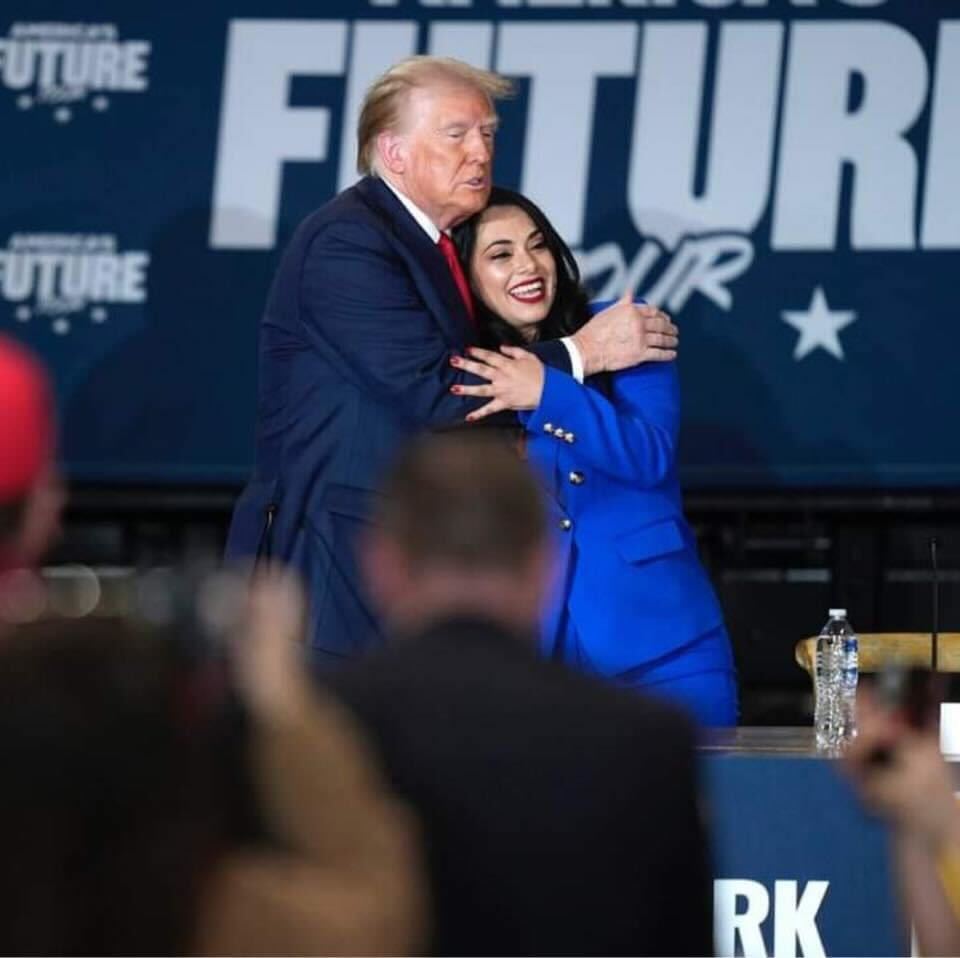 President Trump and
Mayra Flores