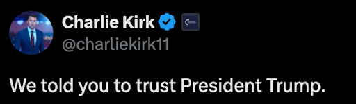 Charlie Kirk Tweet