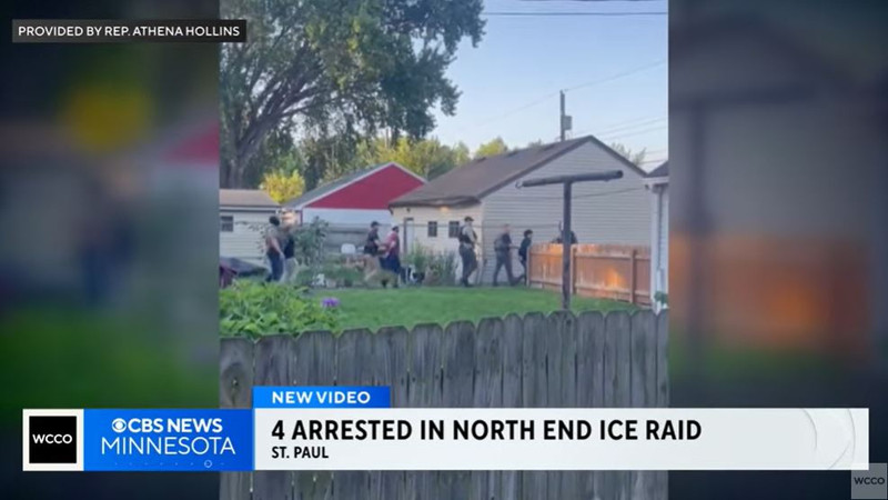 ICE Nabs Illegal Roofing Crew in St. Paul, Minnesota; Locals Hold
Candlelight Vigil for Lawbreakers