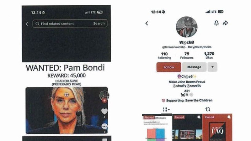 FBI Nabs Saint Paul Man Over TikTok Threat to Kill Pam Bondi