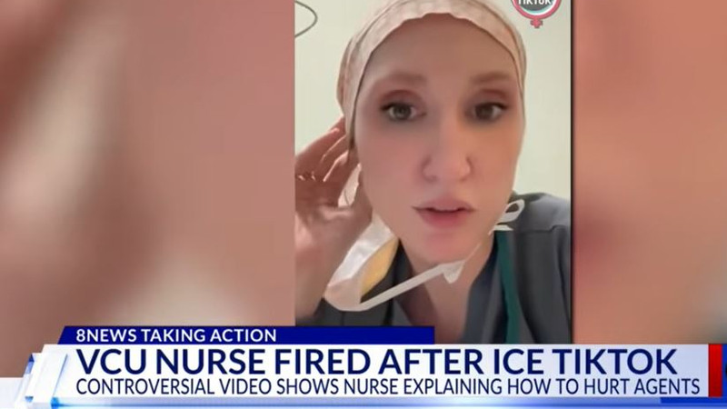 Virginia Nurse Who Called for Drugging ICE Officers Now Under Police
Investigation