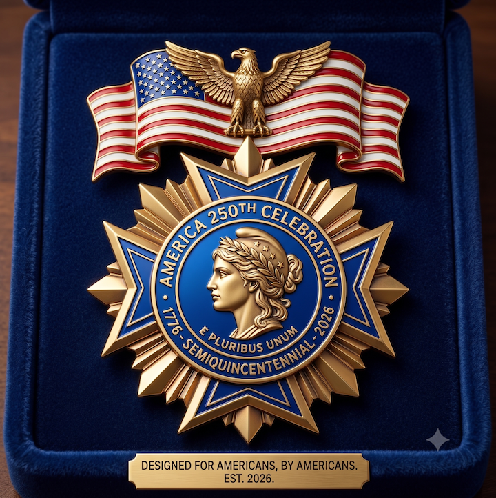 250 Patriot Pin